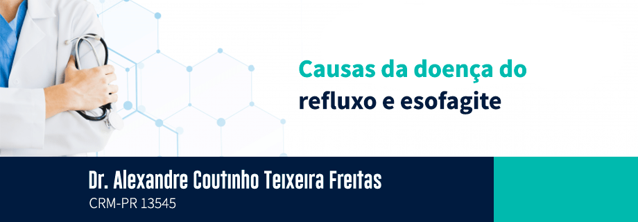 Causas da doença do refluxo e esofagite