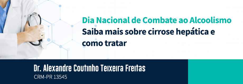 Entre as principais doenças subsequentes ao alcoolismo está a Cirrose Hepática