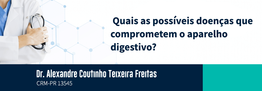 Quais as possíveis doenças que comprometem o aparelho digestivo?